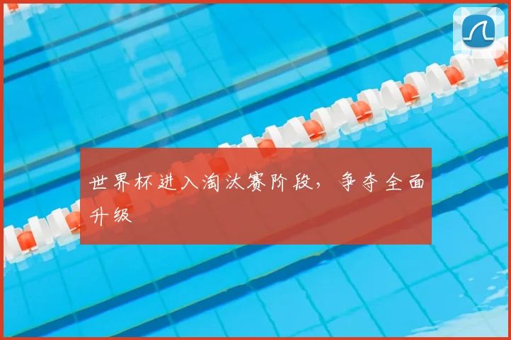 世界杯进入淘汰赛阶段，争夺全面升级